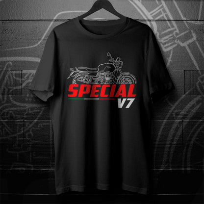 Moto Guzzi V7 III Rough | Special & Stone Inspired T-Shirt - Motorcycle Tee Shirt for Riders