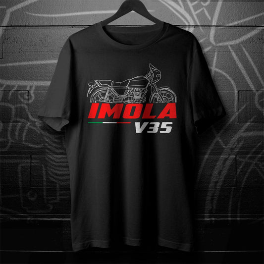 Moto Guzzi V35 Imola Inspired T-Shirt - Motorcycle Tee Shirt for Riders
