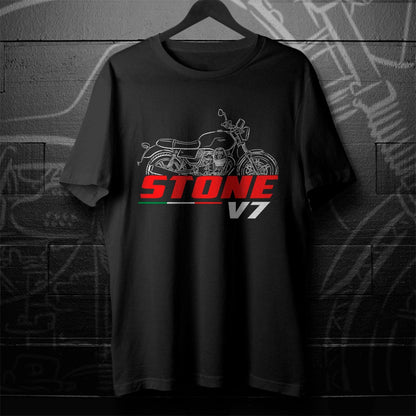 Moto Guzzi V7 III Rough | Special & Stone Inspired T-Shirt - Motorcycle Tee Shirt for Riders