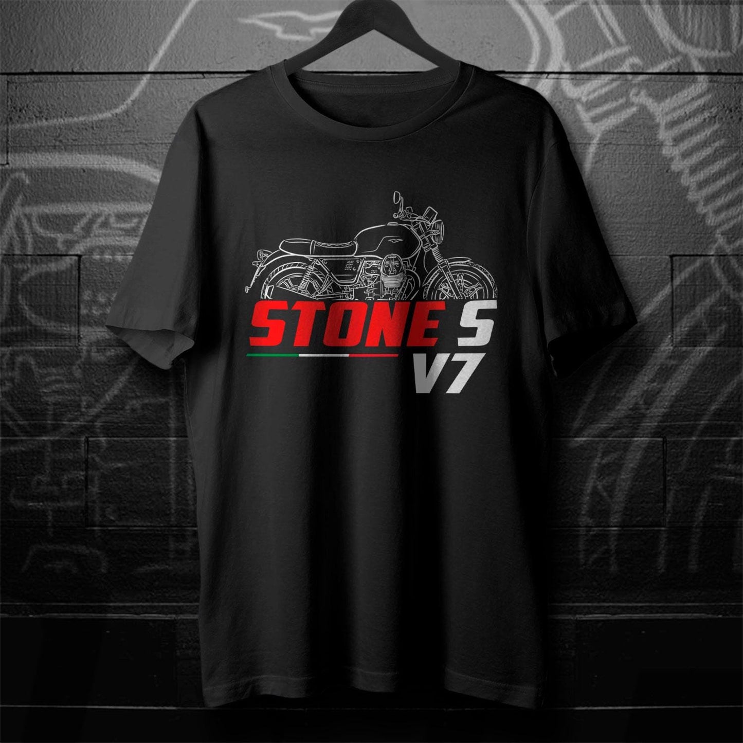 Moto Guzzi V7 III Rough | Special & Stone Inspired T-Shirt - Motorcycle Tee Shirt for Riders