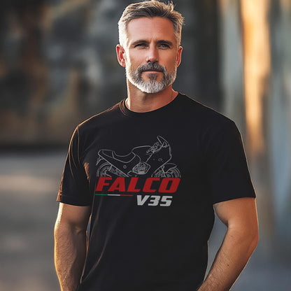 Moto Guzzi V35 Falco 1988 Inspired T-Shirt - Motorcycle Tee Shirt for Riders