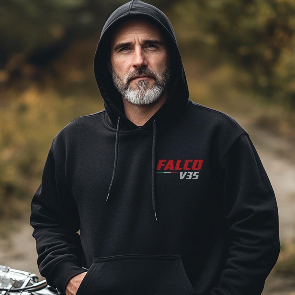 Moto Guzzi V35 Falco 1988 Inspired Hoodie - Motorcycle Sweatshirt for Riders