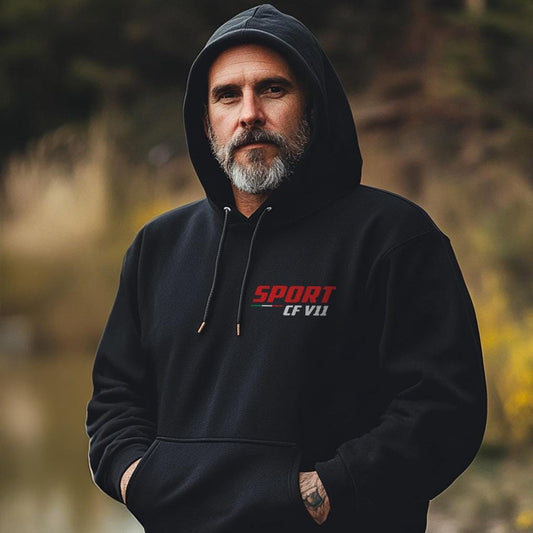 Moto Guzzi V11 Sport | CF | Naked & Scura Inspired Hoodie - Motorcycle Sweatshirt for Riders