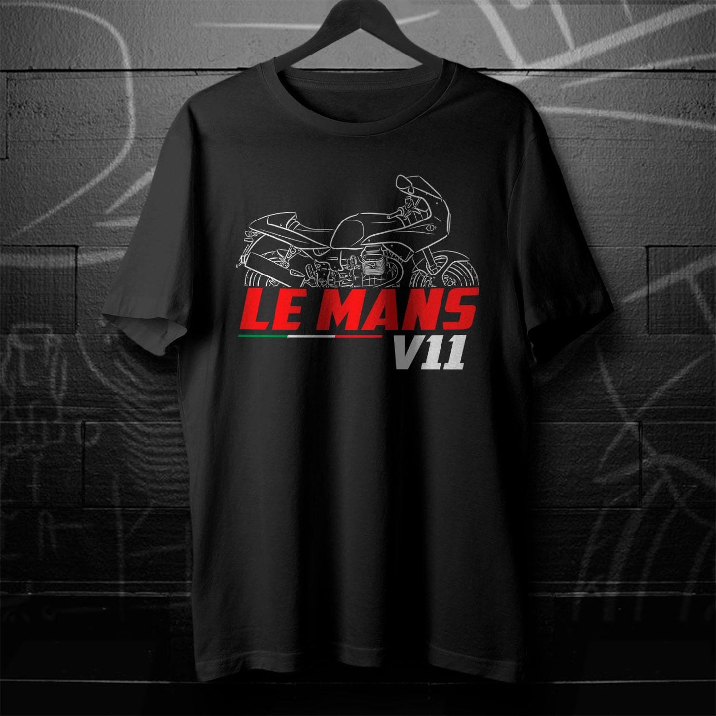 Moto Guzzi V11 Le Mans Inspired T-Shirt - Motorcycle Tee Shirt for Riders