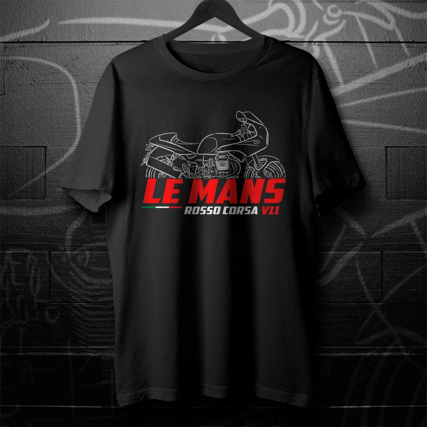 Moto Guzzi V11 Le Mans Inspired T-Shirt - Motorcycle Tee Shirt for Riders