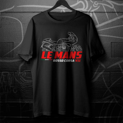Moto Guzzi V11 Le Mans Inspired T-Shirt - Motorcycle Tee Shirt for Riders