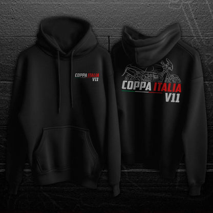 Moto Guzzi V11 Coppa Italia 2004 - 2005 Inspired Hoodie - Motorcycle Sweatshirt for Riders