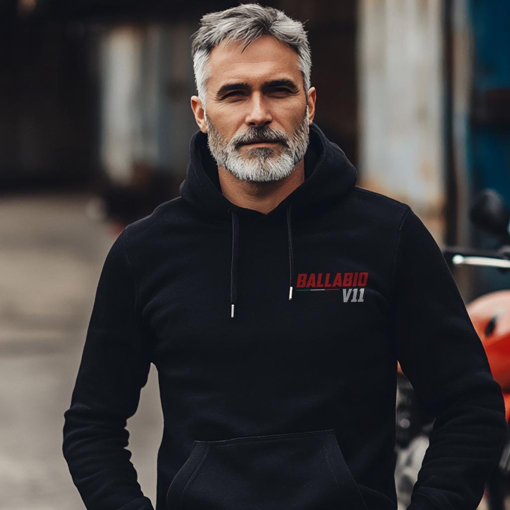 Moto Guzzi V11 Ballabio 2003 Inspired Hoodie - Motorcycle Sweatshirt for Riders