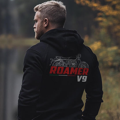 Moto Guzzi V9 Roamer 2017 - 2024 Inspired Hoodie - Motorcycle Sweatshirt for Riders