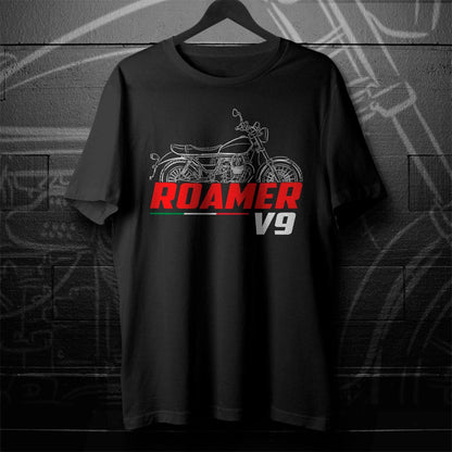 Moto Guzzi V9 Roamer 2017 - 2024 Inspired T-Shirt - Motorcycle Tee Shirt for Riders