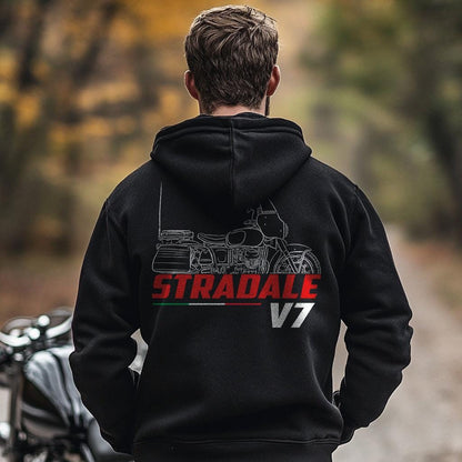 Moto Guzzi V7 Polizia Stradale 1967 - 1969 Inspired Hoodie - Motorcycle Sweatshirt for Riders