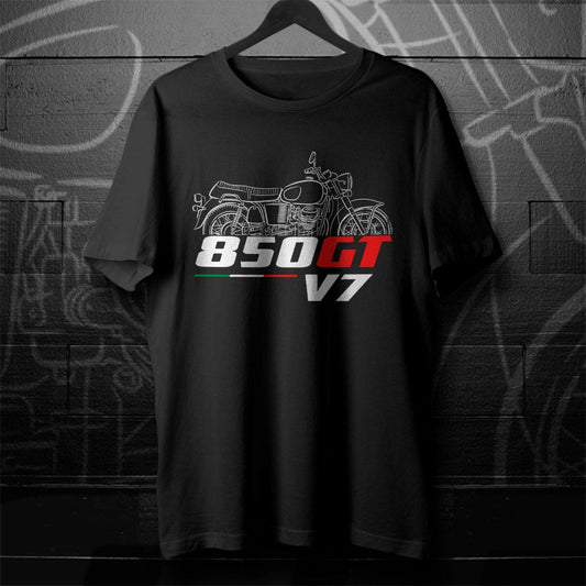 Moto Guzzi V7 850 GT & 850GT California Inspired T-Shirt - Motorcycle Tee Shirt for Riders