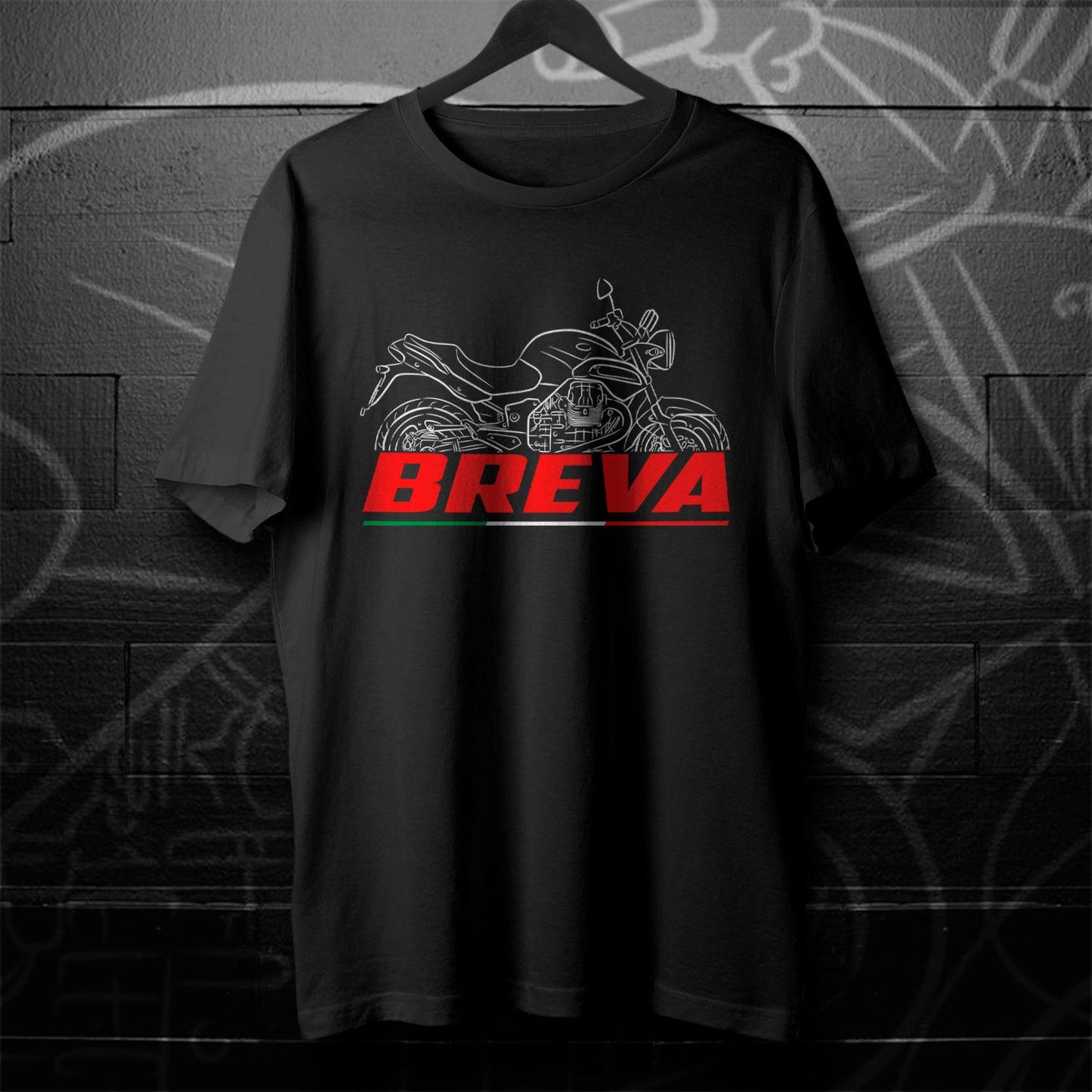 Moto Guzzi Breva 1100 2005 - 2013 Inspired T-Shirt - Motorcycle Tee Shirt for Riders