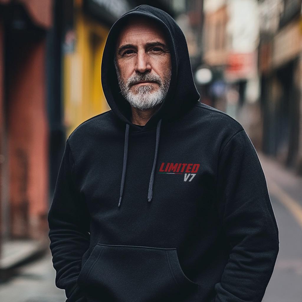 Moto Guzzi V7 III Limited 2020 Inspired Hoodie - Motorcycle Sweatshirt for Riders