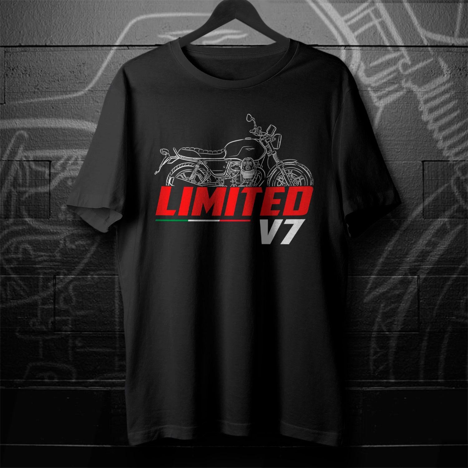 Moto Guzzi V7 III Limited 2020 Inspired T-Shirt - Motorcycle Tee Shirt for Riders