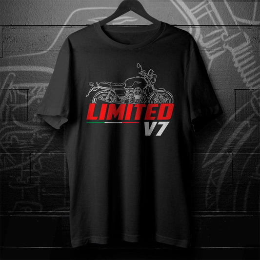 Moto Guzzi V7 III Limited 2020 Inspired T-Shirt - Motorcycle Tee Shirt for Riders