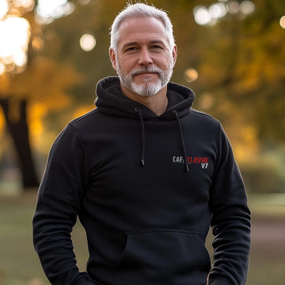 Moto Guzzi V7 Cafe Classic 2009 - 2013 Inspired Hoodie - Motorcycle Sweatshirt for Riders