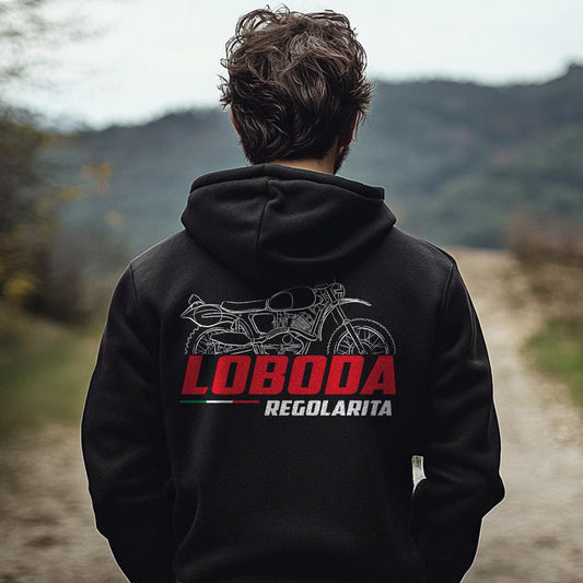 Moto Guzzi Lodola 235 Regolarita Inspired Hoodie - Motorcycle Sweatshirt for Riders