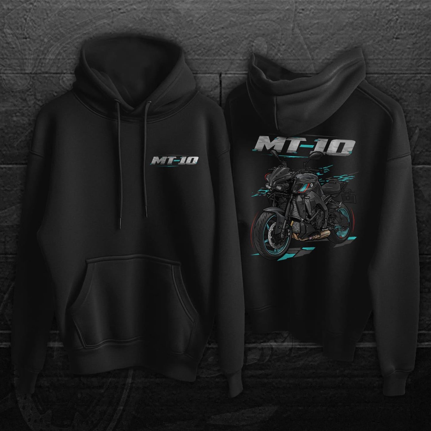 Yamaha MT-10 2022-25 Inspired Hoodies - Motorcycle Sweatshirt for Riders