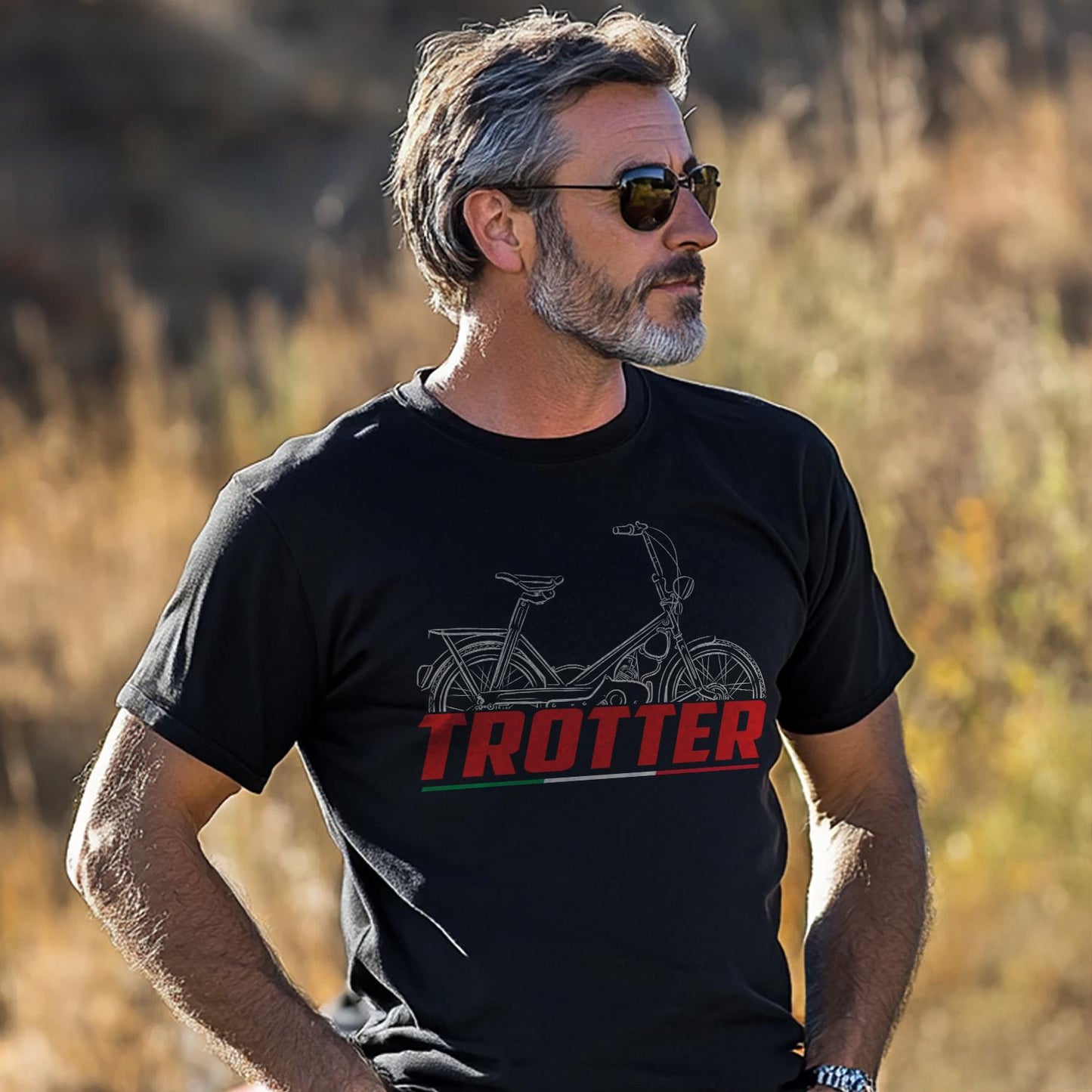 Moto Guzzi Trotter Inspired T-Shirt - Motorcycle Tee Shirt for Riders