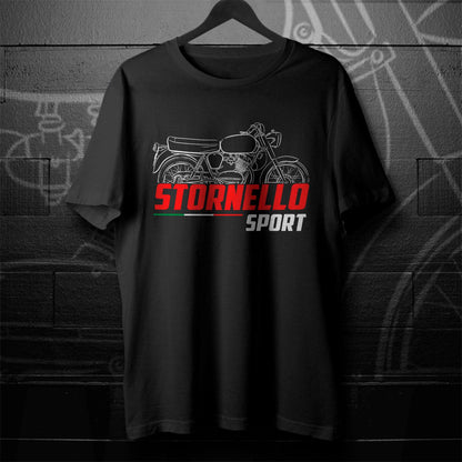 Moto Guzzi Stornello 125 Sport Inspired T-Shirt - Motorcycle Tee Shirt for Riders