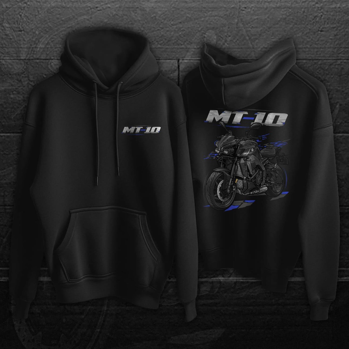 Yamaha MT-10 2022-25 Inspired Hoodies - Motorcycle Sweatshirt for Riders