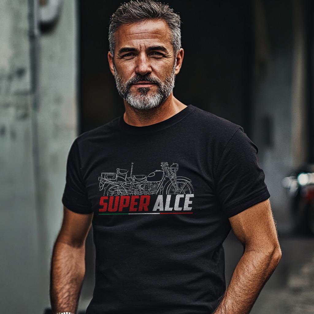 Moto Guzzi Super Alce 1948 - 1958 Inspired T-Shirt - Motorcycle Tee Shirt for Riders
