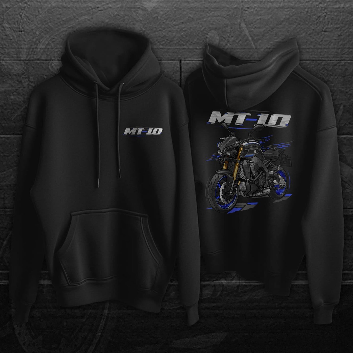 Yamaha MT-10 2022-25 Inspired Hoodies - Motorcycle Sweatshirt for Riders