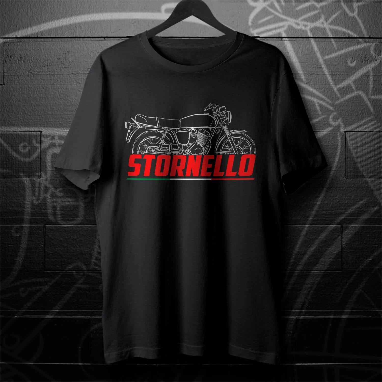 Moto Guzzi Stornello 160 1968 - 1974 Inspired T-Shirt - Motorcycle Tee Shirt for Riders