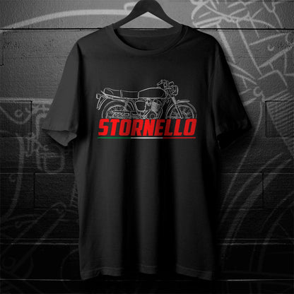 Moto Guzzi Stornello 160 1968 - 1974 Inspired T-Shirt - Motorcycle Tee Shirt for Riders