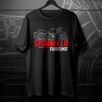 Moto Guzzi Stornello 125 Turismo 1960 - 1968 Inspired T-Shirt - Motorcycle Tee Shirt for Riders