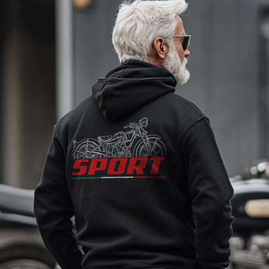 Moto Guzzi Sport Inspired Hoodie - Motorcycle Sweatshirt for Riders