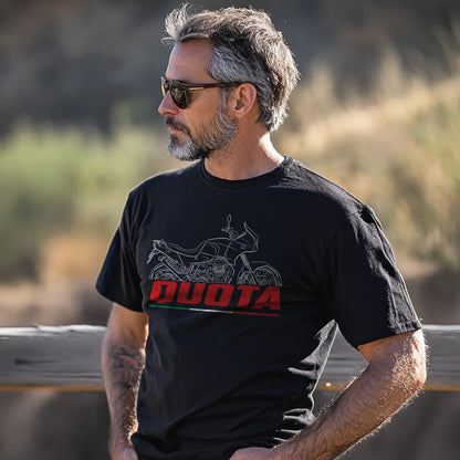 Moto Guzzi Quota 1100ES 1998 - 2001 Inspired T-Shirt - Motorcycle Tee Shirt for Riders