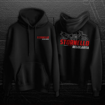 Moto Guzzi Stornello 125 Regolarita Inspired Hoodie - Motorcycle Sweatshirt for Riders