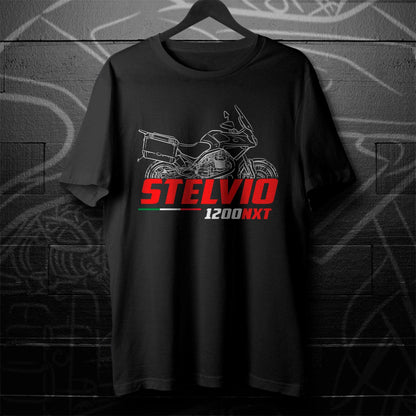 Moto Guzzi Stelvio 1200 NTX Inspired T-Shirt - Motorcycle Tee Shirt for Riders