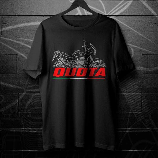 Moto Guzzi Quota 1100ES 1998 - 2001 Inspired T-Shirt - Motorcycle Tee Shirt for Riders