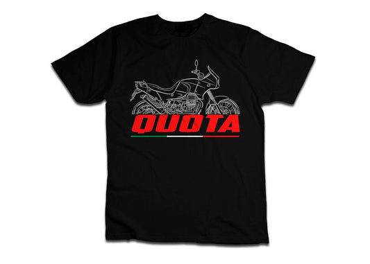 Moto Guzzi Quota 1000 1993 - 1997 Inspired T-Shirt - Motorcycle Tee Shirt for Riders