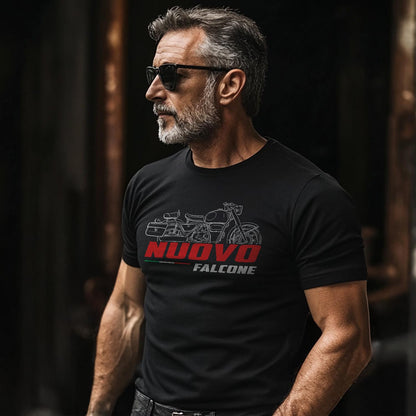 Moto Guzzi Nuovo Falcone Inspired T-Shirt - Motorcycle Tee Shirt for Riders
