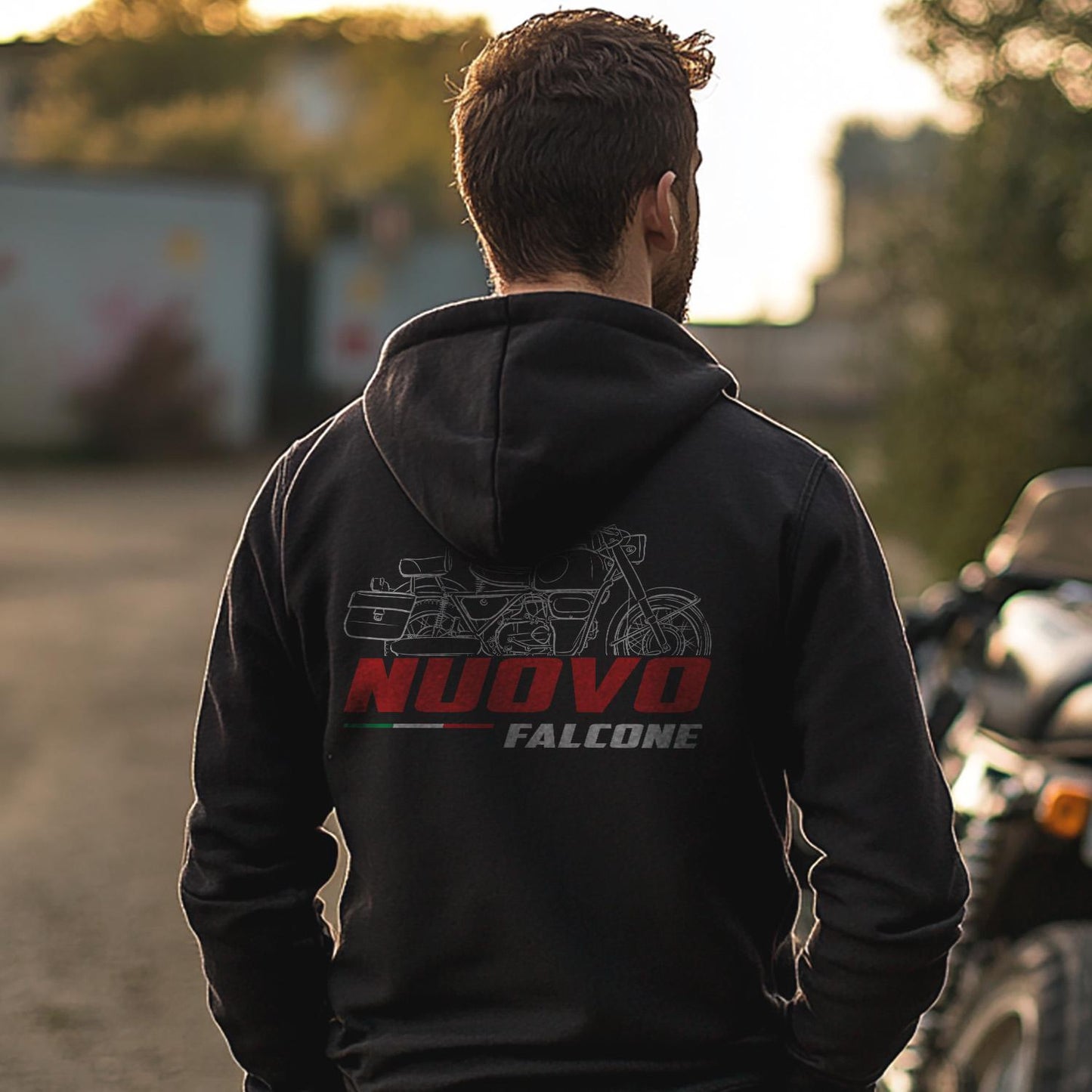 Moto Guzzi Nuovo Falcone Inspired T-Shirt - Motorcycle Tee Shirt for Riders