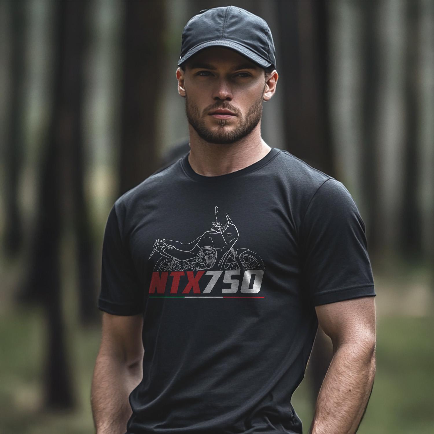 Moto Guzzi NTX 750 1990 - 1995 Inspired T-Shirt - Motorcycle Tee Shirt for Riders