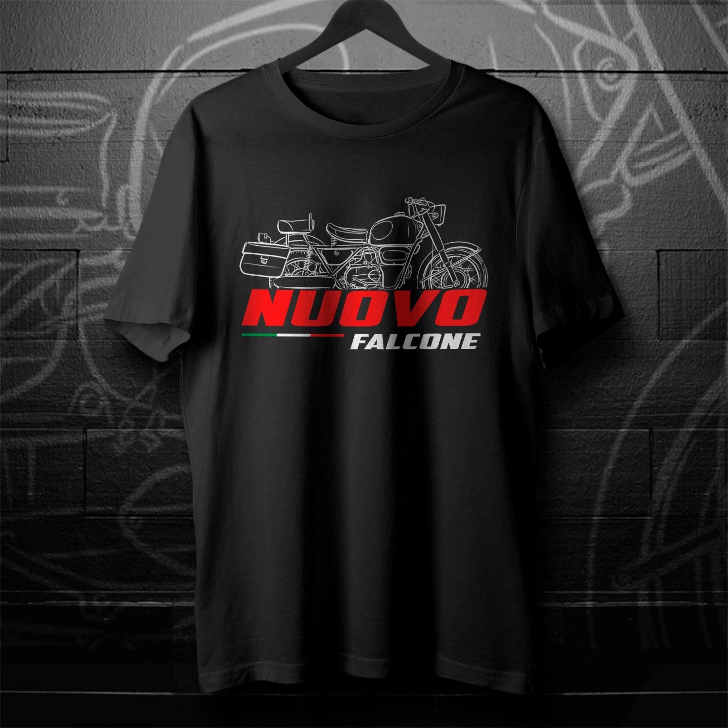 Moto Guzzi Nuovo Falcone Inspired T-Shirt - Motorcycle Tee Shirt for Riders