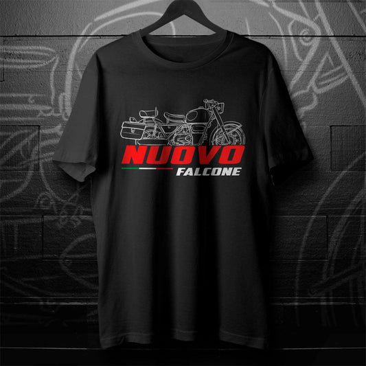 Moto Guzzi Nuovo Falcone Inspired T-Shirt - Motorcycle Tee Shirt for Riders