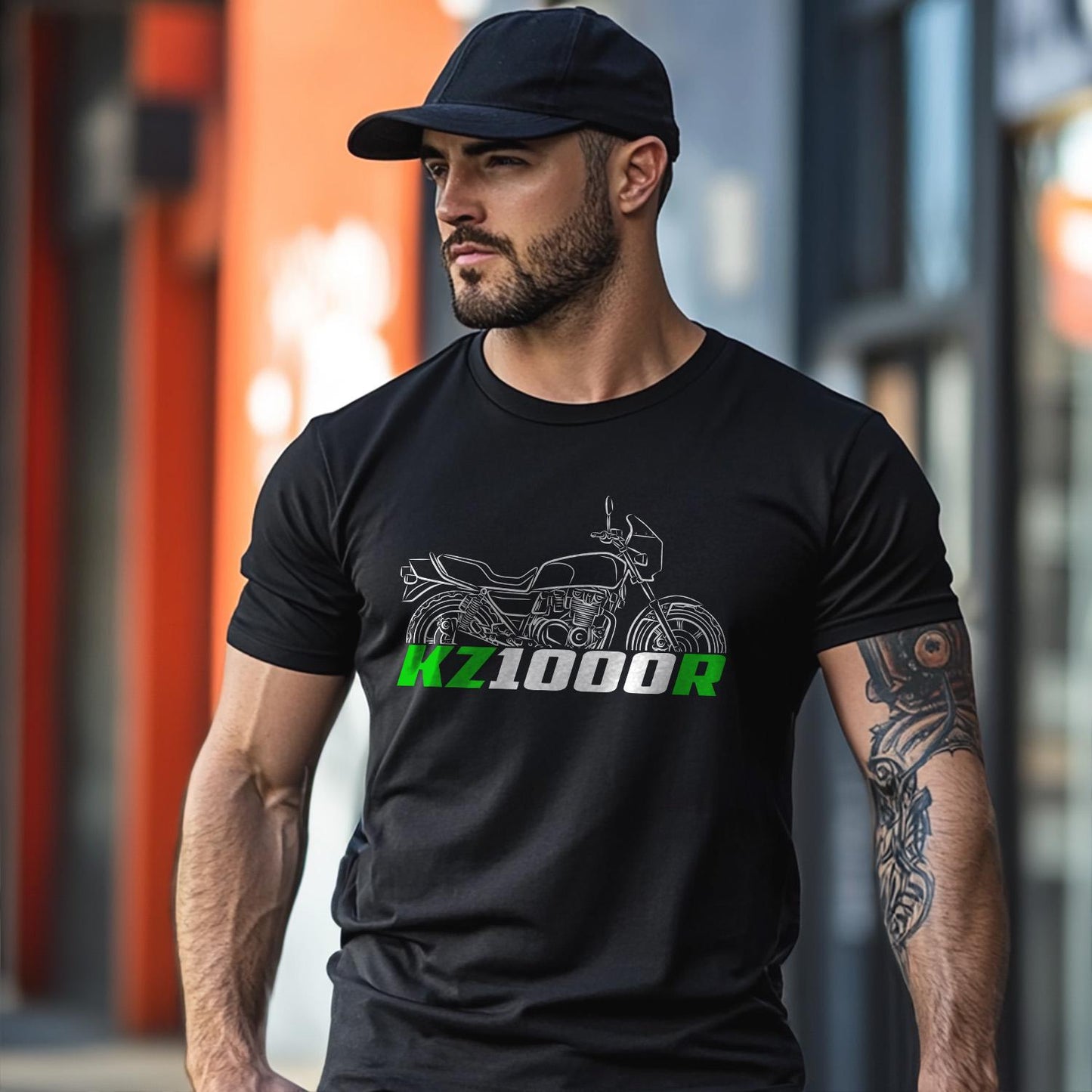 Kawasaki KZ1000R Eddie Lawson Replica 1981 - 1984 Inspired T-Shirt - Motorcycle Tee Shirt for Riders