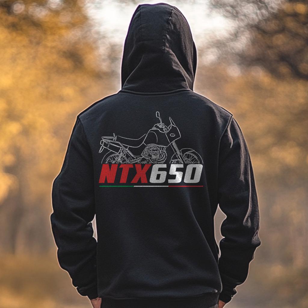 Moto Guzzi NTX 650 Inspired Hoodie - Motorcycle Sweatshirt for Riders