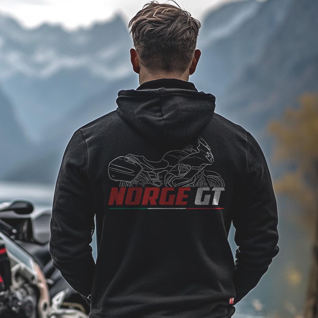 Moto Guzzi Norge GT 2010 - 2017 Inspired Hoodie - Motorcycle Sweatshirt for Riders