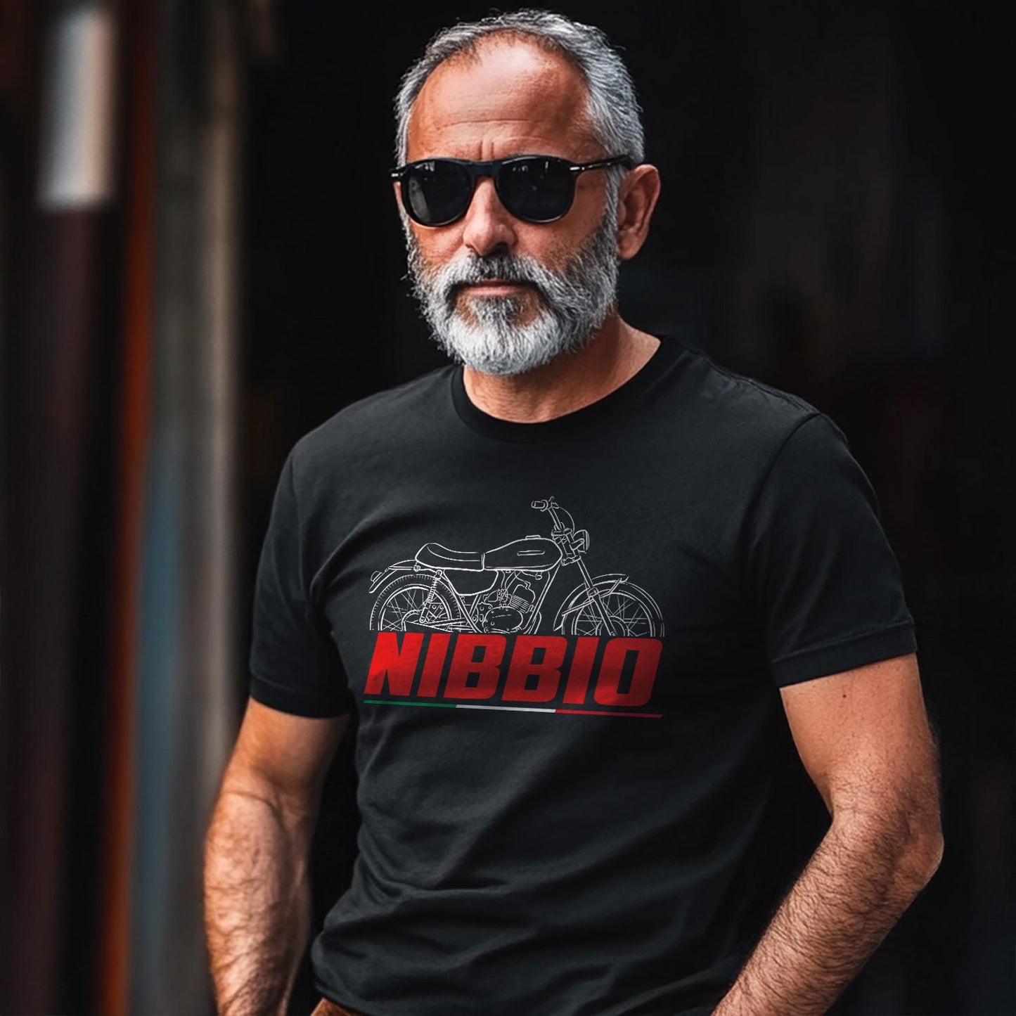 Moto Guzzi Nibbio 50 1975 - 1979 Inspired T-Shirt - Motorcycle Tee Shirt for Riders
