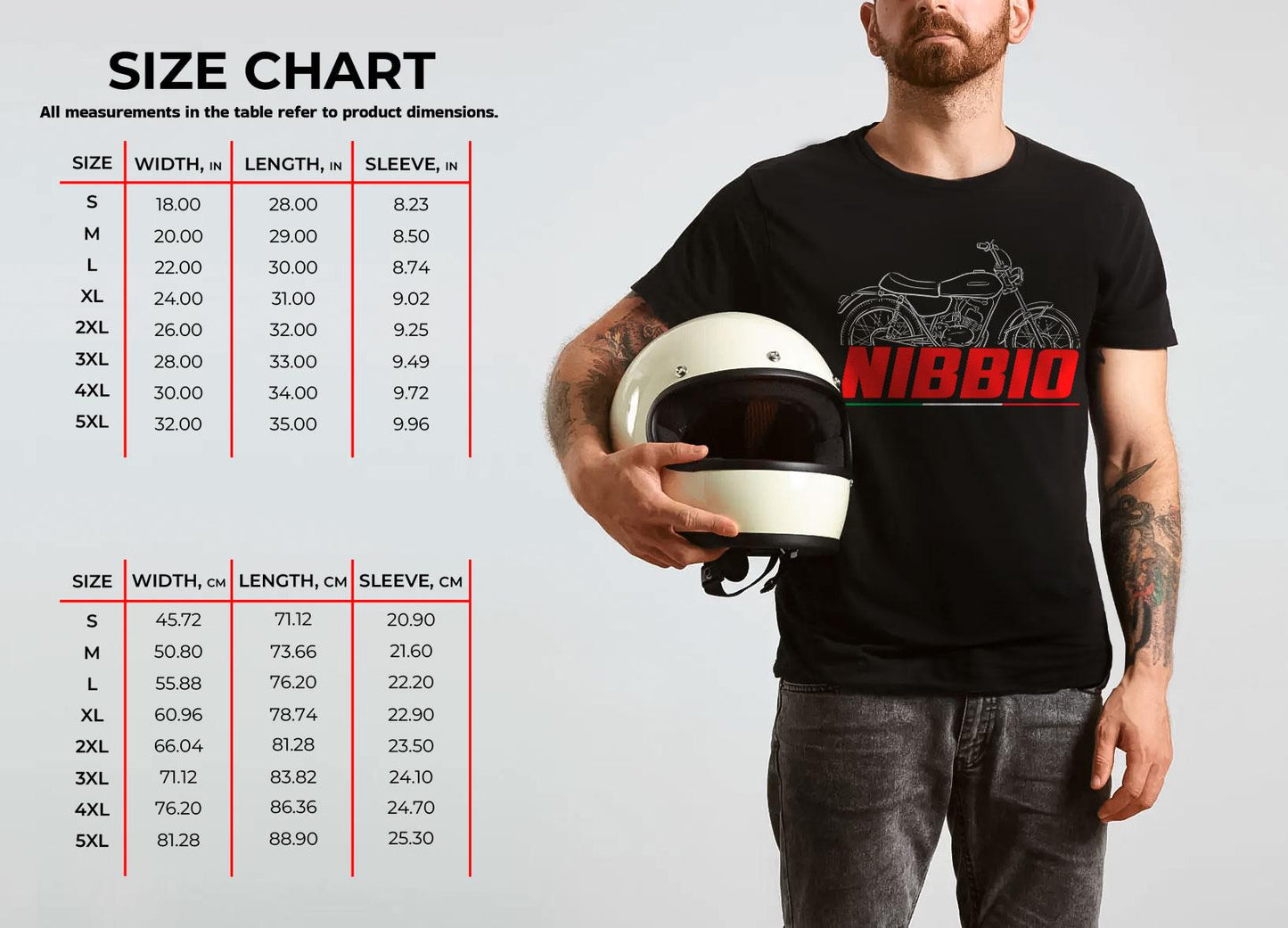 Moto Guzzi Nibbio 50 1975 - 1979 Inspired T-Shirt - Motorcycle Tee Shirt for Riders