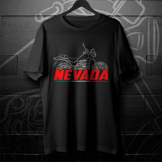 Moto Guzzi Nevada 750 Inspired T-Shirt - Motorcycle Tee Shirt for Riders
