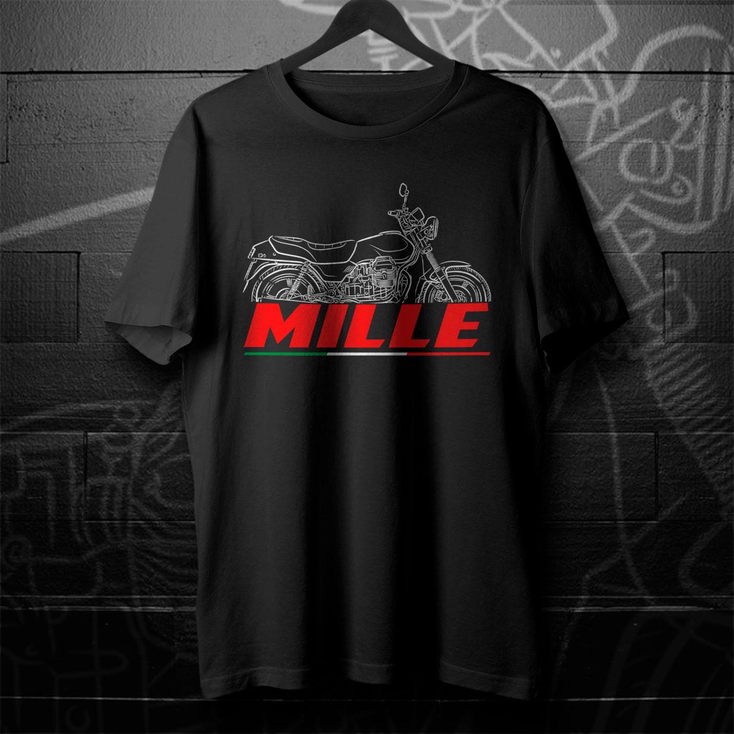 Moto Guzzi Mille GT 1000 1987 - 1994 Inspired T-Shirt - Motorcycle Tee Shirt for Riders