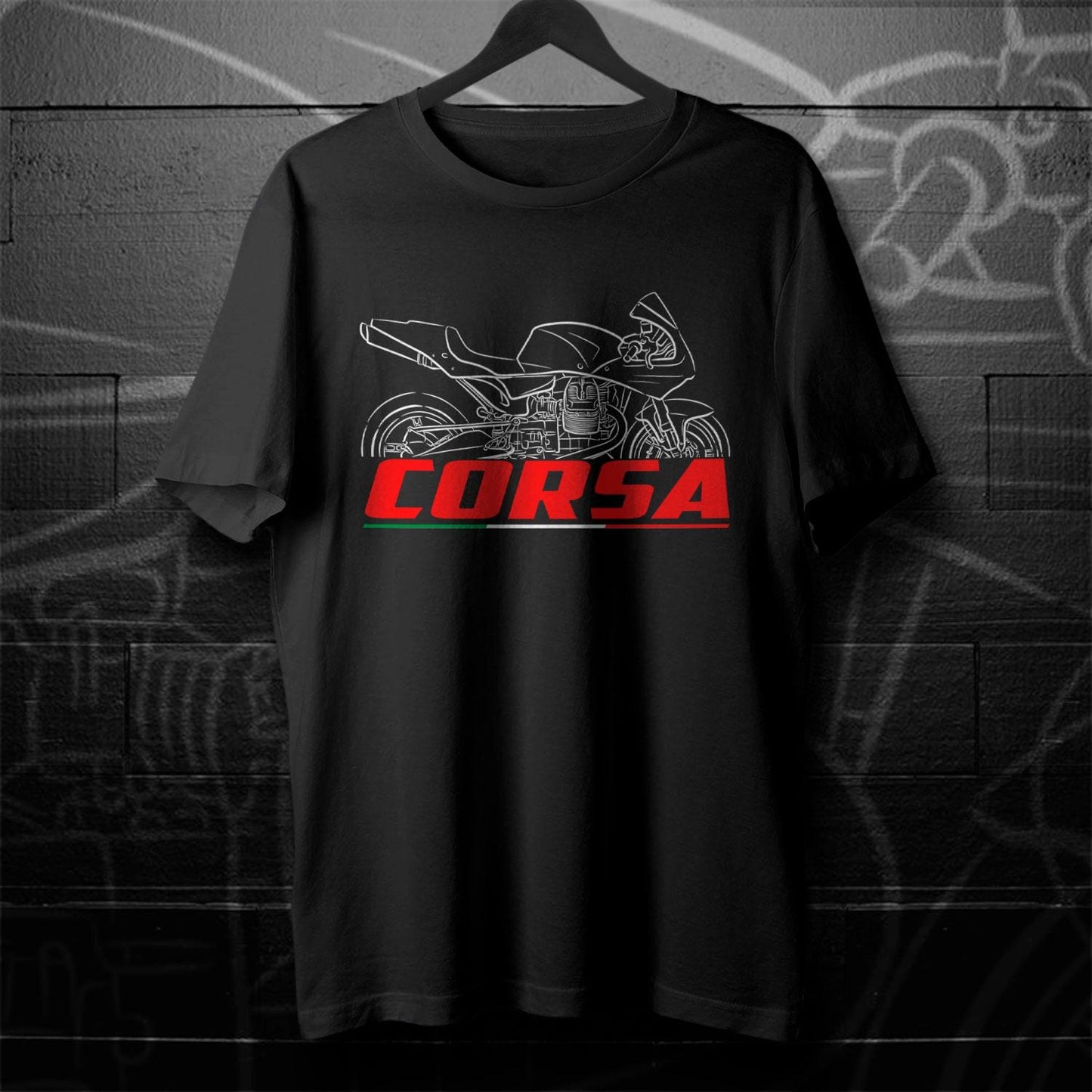 Moto Guzzi MGS-01 Corsa 2004 Inspired T-Shirt - Motorcycle Tee Shirt for Riders